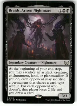 Braids, Arisen Nightmare #133 (NM) Duskmourn DSC Magic MTG - Image 1