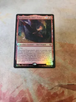 Dragonhawk, Fate's Tempest FOIL Bloomburrow MTG NM - Image 1