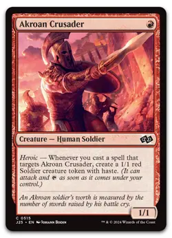 Akroan Crusader #515 (NM) Foundations Jumpstart J25 Magic MTG - Image 1