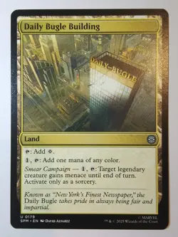 Daily Bugle Building 0179 SPM Marvel's Spider-Man MTG - Image 1