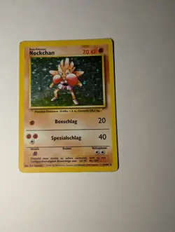 Pokemon Karte - BASE SET - 1ST EDITION - RARE HOLO - 07/102 - NOCKCHAN - DE 1999 - Image 1