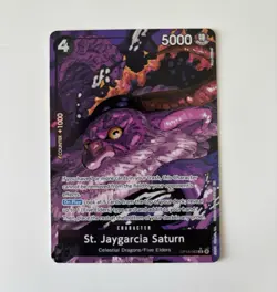 Bandai One Piece Card Game St. Jaygarcia Saturn OP13-083 SP Holo 5000/4 EN - Image 1