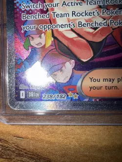Team Rocket’s Giovanni (SR) 238/182 Full Art Trainer Pokemon Destined Rivals NM - Image 2