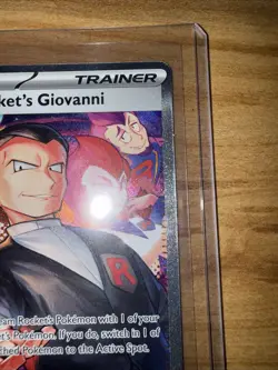 Team Rocket’s Giovanni (SR) 238/182 Full Art Trainer Pokemon Destined Rivals NM - Image 3