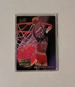 1993-94 Fleer Ultra Michael Jordan Inside Outside Card #4 of 10 🔥🐐💎💎 - Image 2