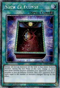 Yugioh Book of Eclipse RA02-EN054 Platinum Secret Rare 1st Edition VLP/NM - Image 1