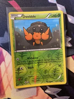 6/101 Dwebble Reverse Holo: Pokemon Trading Card Game BW-03 Noble Victories - Image 1