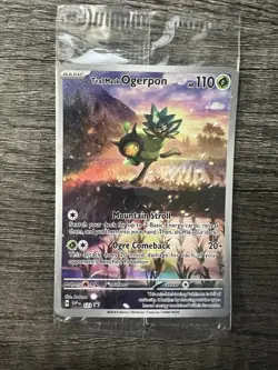 Teal Mask Ogerpon 123 Sv: Scarlet & Violet Promo Cards Holo. SEALED!! - Image 1