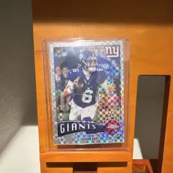 Topps Chrome 2025 Jaxson Dart Rookie 1975 Retro X-Fractor New York Giants - Image 2