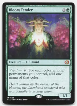 Bloom Tender (Foil) - NM Near Mint - ECL Lorwyn Eclipsed # 166 - MTG Magic - Image 1