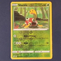 Shuckle 005/192 - Rebel Clash - Uncommon Reverse Holo Pokemon Card - LP - Image 1