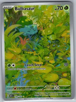 Bulbasaur 166/165 SV: Scarlet & Violet 151 - Pokemon Card - NM - Image 1