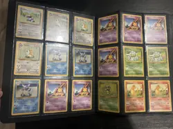Pokemon Card Vintage Binder Collection Base Set Jungle Fossil LP - HP 540 Cards - Image 5