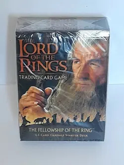 Lord of the Rings TCG The Fellowship of the Ring Gandalf 63 Card Starter Deck - Image 1