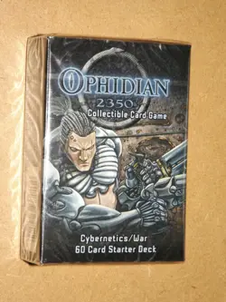 Ophidian 2350 CCG Collectable Card Game Cybernetics/War 60 Card Starter Deck - Image 1