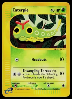 Pokemon Card - Caterpie Expedition 96/165 Common Reverse Holo - Image 1