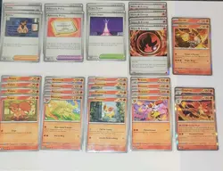 Pokemon TCG Chaos Rising Deck Core Ho-Oh, Ninetales, Delphox Lot (30 Cards) NM/M - Image 1