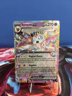 Sylveon EX Surging Sparks Holo Double Rare Card 086/191 SV08 - Image 1