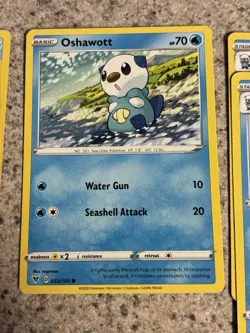 Nintendo Pokemon TCG Oshawott/Dewott 13 Card Lot Reverse Holo Vivid Voltage - Image 2