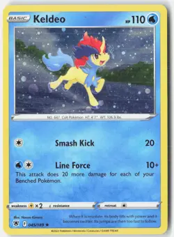 Keldeo (Cosmos Holo) 045/189 Holo Rare Miscellaneous Cards & Products Pokemon NM - Image 1