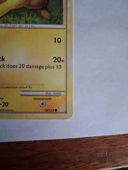Pokemon Card - Pikachu 78/123 Heartgold & Soulsilver - Regular - LP - Image 2