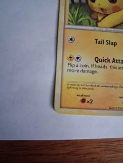 Pokemon Card - Pikachu 78/123 Heartgold & Soulsilver - Regular - LP - Image 3