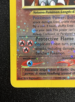 Entei 34/53 Black Star Promo Reverse Holo Pokemon Card HP DMG ಄ Swirl ಄ - Image 5