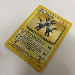 Pokemon Card Magneton Holo Base Set 9/102 WOTC 1999 Vintage Rare - Image 2