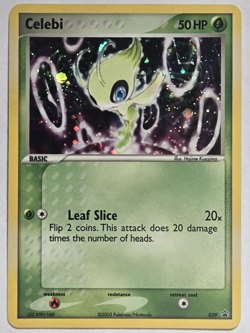 The Pokemon Company Pokemon TCG Celebi 029 Promo Holo 50 HP ENG Basic Tin - Image 1