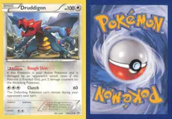 DRUDDIGON 106/113 UNCOMMON LEGENDARY TREASURES POKEMON NEAR MINT - Image 3