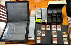 MTG COLLECTION 100+ Rares Binder, Storage Boxes, 1300+ Magic Cards Lot Bulk - Image 1
