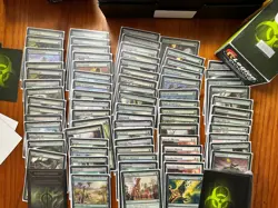 MTG COLLECTION 100+ Rares Binder, Storage Boxes, 1300+ Magic Cards Lot Bulk - Image 2
