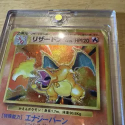 Japanese Holo Charizard Base Set 1996 No. 006 Pokemon Card WOTC RARE HP Vintage - Image 3