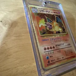 Japanese Holo Charizard Base Set 1996 No. 006 Pokemon Card WOTC RARE HP Vintage - Image 4