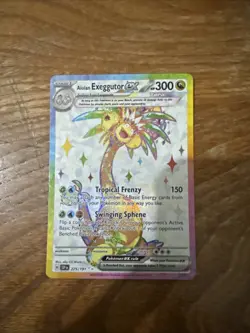 Alolan Exeggutor EX 225/191 Pokemon TCG Surging Sparks Full Art Ultra Rare - Image 1