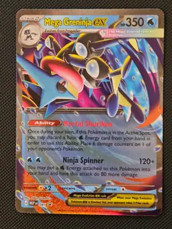 MEGA GRENINJA EX MEP BLACK STAR PROMO 081 CHAOS RISING POKEMON HOLO NM/M 2026 - Image 1