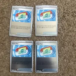 4x Poke Pad 81/88 RH Trainer Common Pokepad Pokemon TCG Perfect Order Playset - Image 1