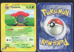 VILEPLUME 69/165 R EXPEDITION BASE SET POKEMON REVERSE HOLO HP/DMG - Image 1
