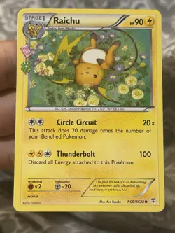 Raichu RC9/RC32 LP - Generations : Radiant Collection Pokemon TCG - Image 1