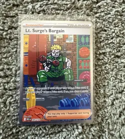 The Pokemon Company Lt. Surge's Bargain 185/132 Evolutions Full Art Holo - Image 1