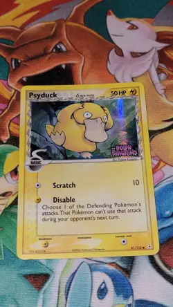 Pokemon Psyduck Delta Species 81/110 Holon Phantoms Reverse Holo (Stamped) MP - Image 1