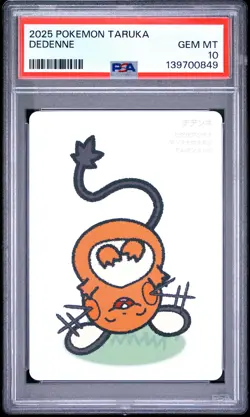 PSA 10 - Dedenne 2025 Taruka x849 - Pokemon - Image 1