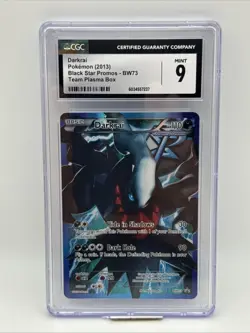 Pokemon Darkrai Team Plasma Box Full Art Promo BW73 CGC 9 Mint - Image 2