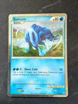 Suicune HGSS21 Cosmic Holo Promo Pokemon - NM/LP - Image 1