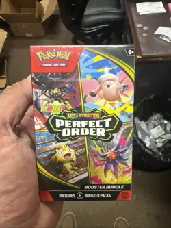 Pokemon TCG Mega Evolution Perfect Order Booster Bundle - 6 Packs English 2023 - Image 1