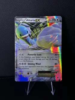 Pokemon TCG Altaria EX Holo Ultra Rare Card 83/124 XY Fates Collide - Image 1
