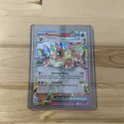 Pokemon TCG Flareon EX 014/131 Prismatic Evolutions Holo Double Rare - Image 1