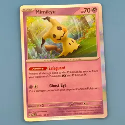 MIMIKYU 097/193 RARE PALDEA EVOLVED POKEMON HOLO NM/M - Image 1
