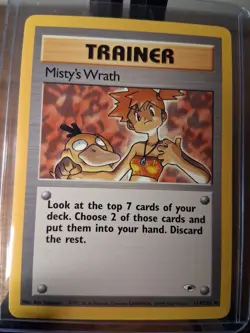 Pokemon TCG Misty's Wrath Gym Heroes 114/132 Uncommon Regular English 1999 WOTC - Image 1