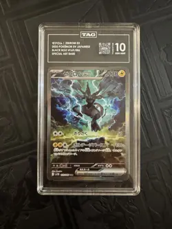 Zekrom ex 169/086 SV11B: Black Bolt Holo (Japanese) Pokemon Tag 10 GEM MINT - Image 1